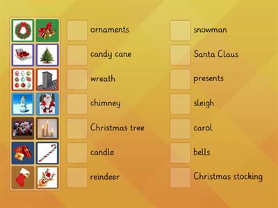 Kids vocabulary - Christmas