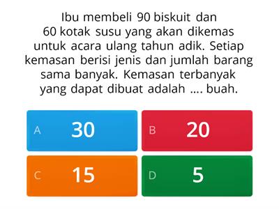 Pengayaan Materi Matematika Kelas VI