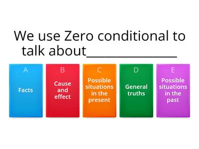 Conditional Zero