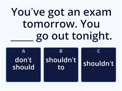 Quick Test 8 Pre-intermediate