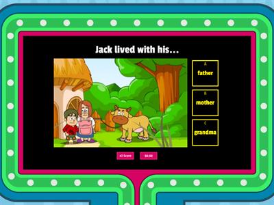 Jack and the Beanstalk Comprehension