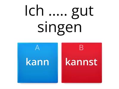 können ( ich - du -er,sie )