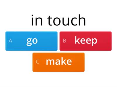 Next Move 4/collocations with go, make, keep