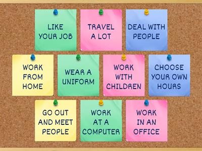 Adults 2.1 - WORK COLLOCATIONS (Speaking Prompts)