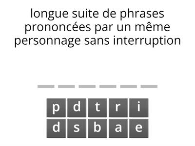 [LEXIQUE] La parole théâtrale-EVAL