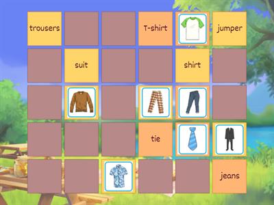 Clothes Vocabulary 1.