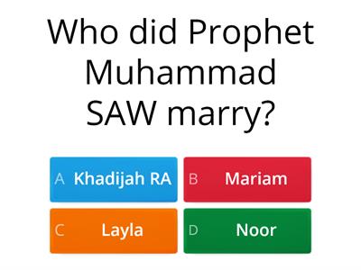 Muhammad SAW as a young man