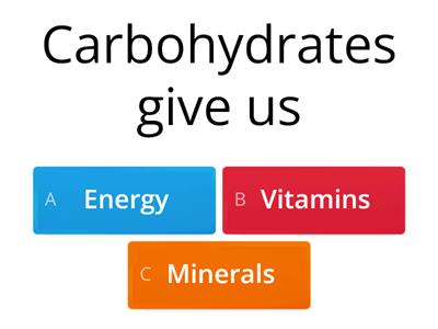 Nutrients quiz