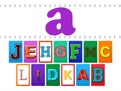 English Alphabet (a-m)