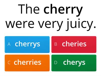 Plurals in English