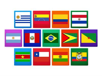  Bandeiras dos países da América do Sul