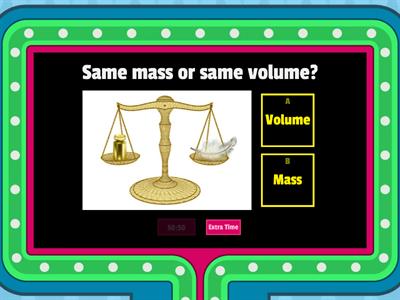 Mass and volume