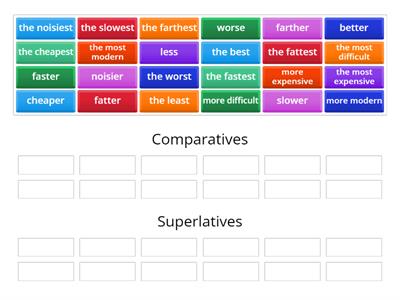 Comparatives VS Superlatives