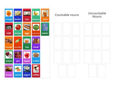 Countable and uncountable nouns