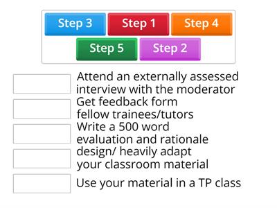 Materials Assignment Overview