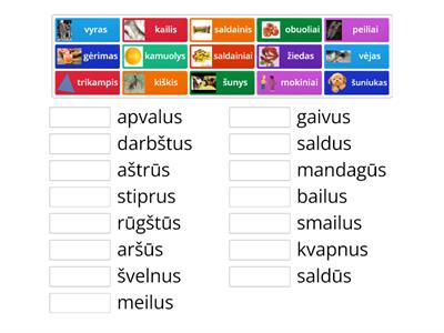 DAIKTAVARDIS IR BŪDVARDIS (-us, -ūs) 