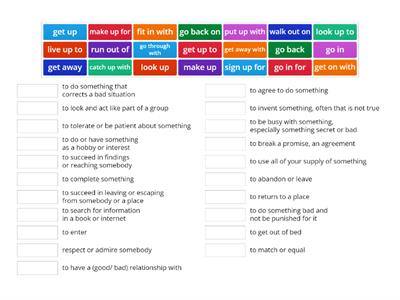 Solutions Inter 1E Phrasal verbs