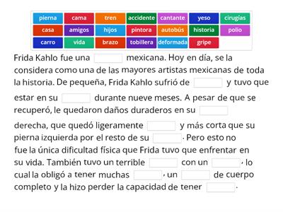 Lectura de Frida Kahlo