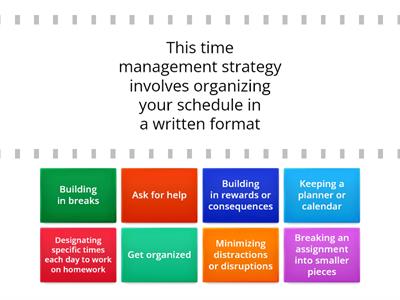 Time Management Strategies Quiz