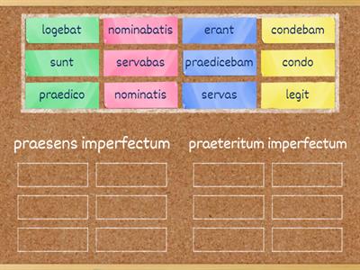 Praesens és praeteritum imperfectum