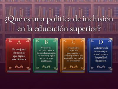 Inclusión en la educación superior