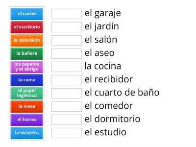 Mobiliario y partes de la casa