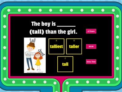 Comparative and Superlative Adjectives