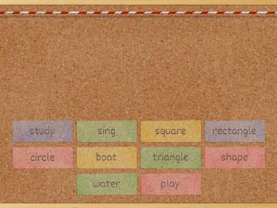 Match the words (Easy Link 1 Units 3 & 4)