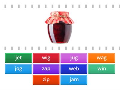 IC Unit 6 - j, w, z - Match words and pictures