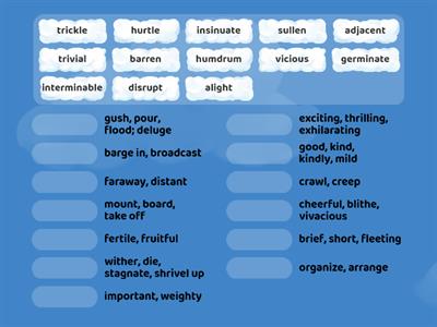 Vocabulary Workshop Level B Unit 1 Antonyms