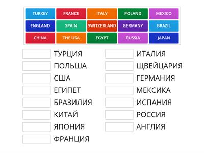 COUNTRIES- BEGINNER