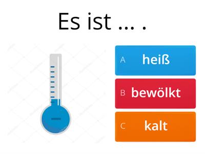  Quiz das Wetter