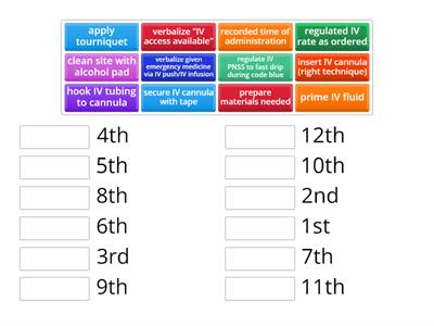 IV Insertion Checklist