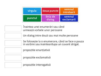  Semne de punctuatie-POTRIVEȘTE