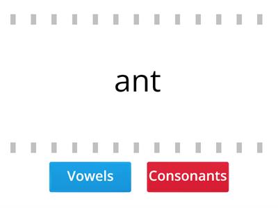 ABC Vowels \ Consonants