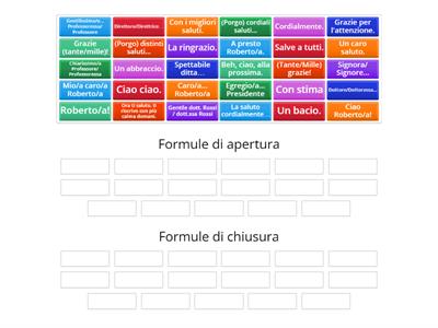 Come saluto in una mail?  Formule di APERTURA  e di CHIUSURA