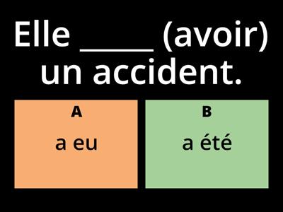 Passé composé (participe passé avoir, être)