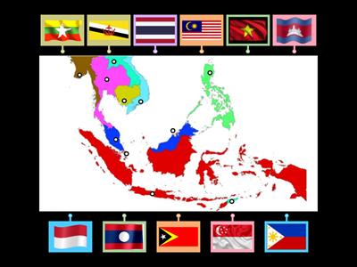 mengetahui Tata letak negara-negara Asean