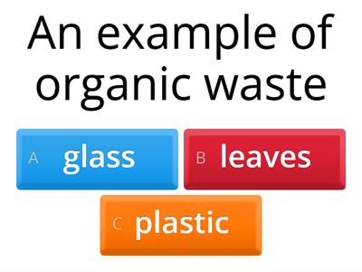 Classification of waste