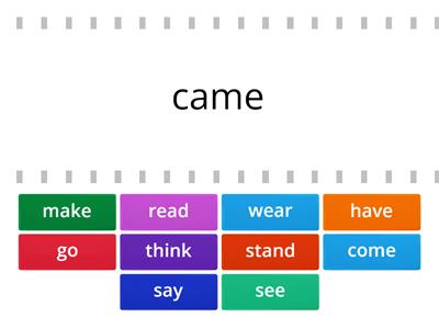 AS3 U7 irregular verbs