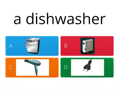 Household appliances quiz