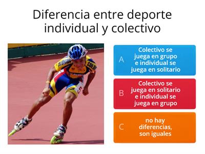 Deportes Individuales y colectivos