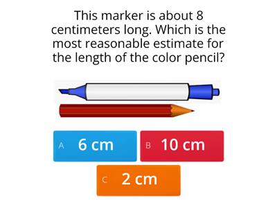 Estimate Length in Centimeters