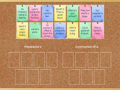 Possession or contraction?