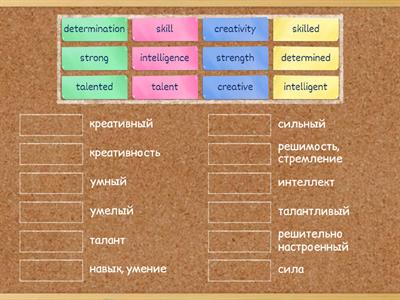 8.1. Personal qualities