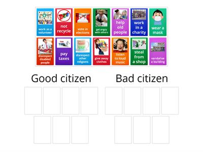 Good and bad citizenship