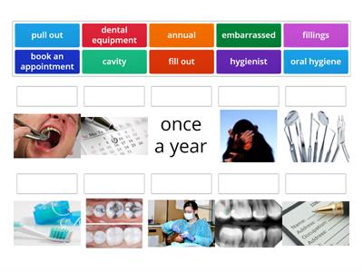 A Trip to the Dentist Reading Vocabulary