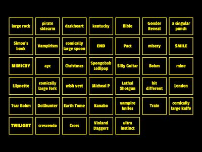 Item asylum(every weapon i remember)