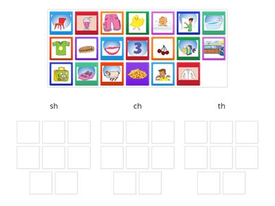 Family and friends 1 Unit 8-10 Phonics sh ch th