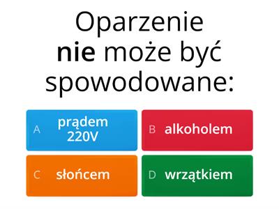 Zaznacz prawidłową odpowiedź: